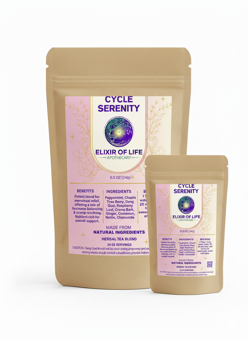 Cycle Serenity - Herbal Support for Cycle Comfort, Balance & Emotional Ease