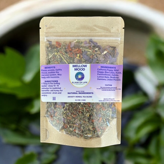 Mellow Mood Tea - Herbal Support for Calm, Emotional Ease & Nervous System Balance