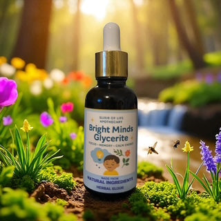 Bright Minds Glycerite – Focus, Calm & Memory Support