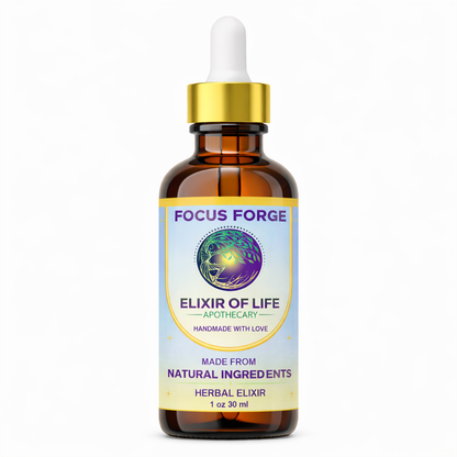 Focus Forge  Herbal Support for Mental Clarity, Focus & Cognitive Resilience