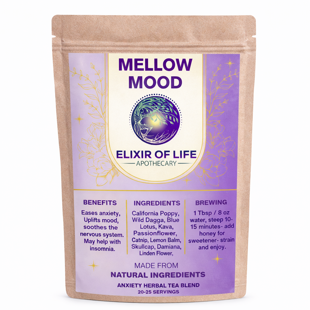 Mellow Mood Tea - Herbal Support for Calm, Emotional Ease & Nervous System Balance