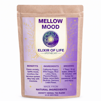 Mellow Mood Tea - Herbal Support for Calm, Emotional Ease & Nervous System Balance