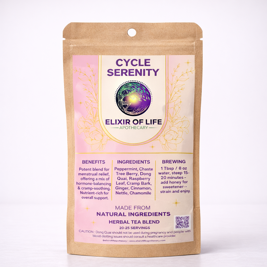 Cycle Serenity - Herbal Support for Cycle Comfort, Balance & Emotional Ease