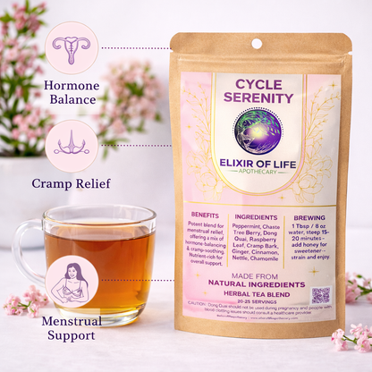 Cycle Serenity - Herbal Support for Cycle Comfort, Balance & Emotional Ease