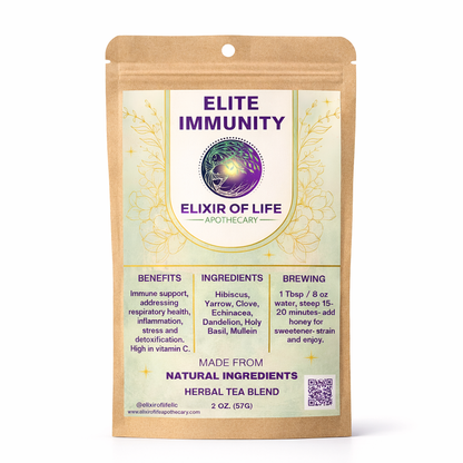 Elite Immunity Tea - Daily Herbal Support for Immune Resilience & Respiratory Health