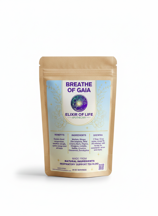 Breathe of Gaia – Herbal Respiratory Support for Clear Breathing & Lung Vitality