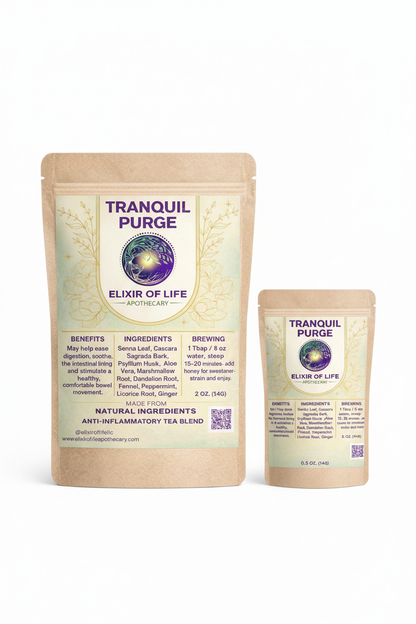 Tranquil Purge – Gentle Digestive Cleansing for Occasional Use