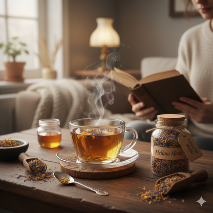 Mellow Mood Tea - Herbal Support for Calm, Emotional Ease & Nervous System Balance