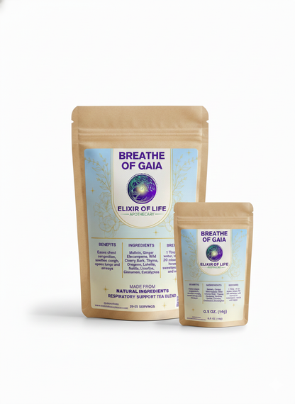 Breathe of Gaia – Herbal Respiratory Support for Clear Breathing & Lung Vitality