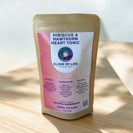 Hibiscus & Hawthorn Heart Tonic Tea Blend